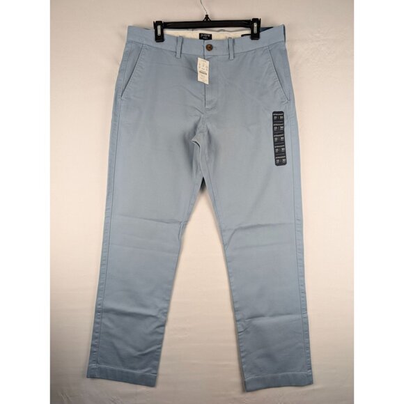J.Crew Pants Mens 33x30 Light Blue Straight Fit Chino - Picture 1 of 5